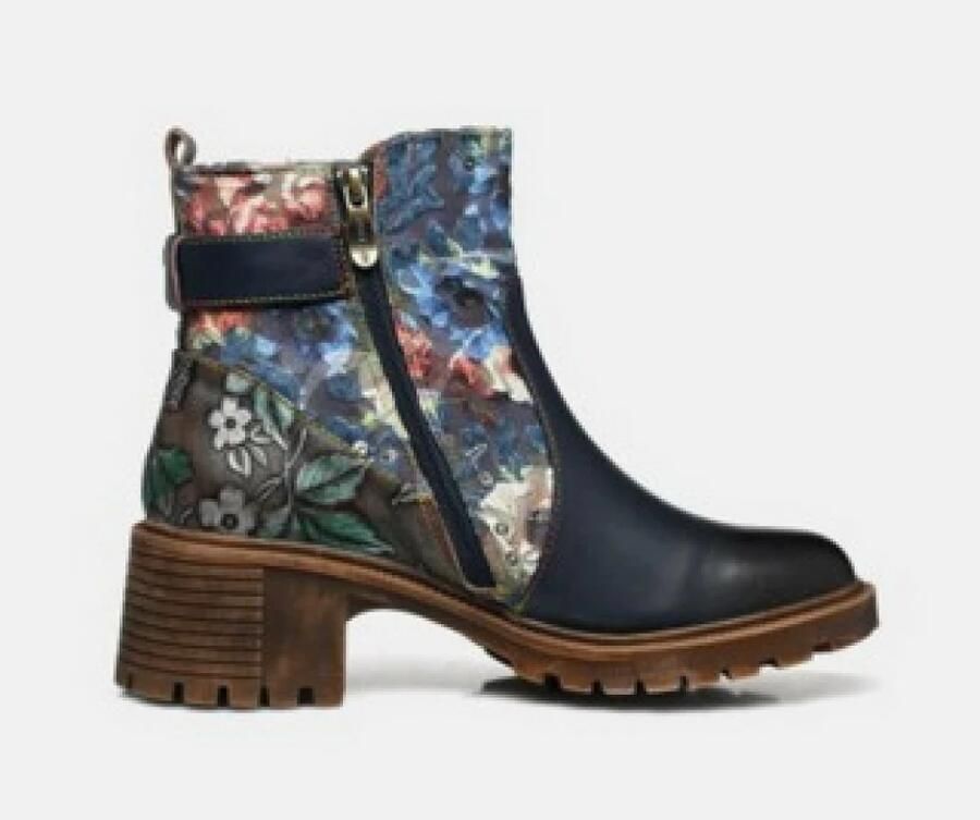 Laura Vita Blauwe Dameslaarzen Weerbestendig en Stijlvol