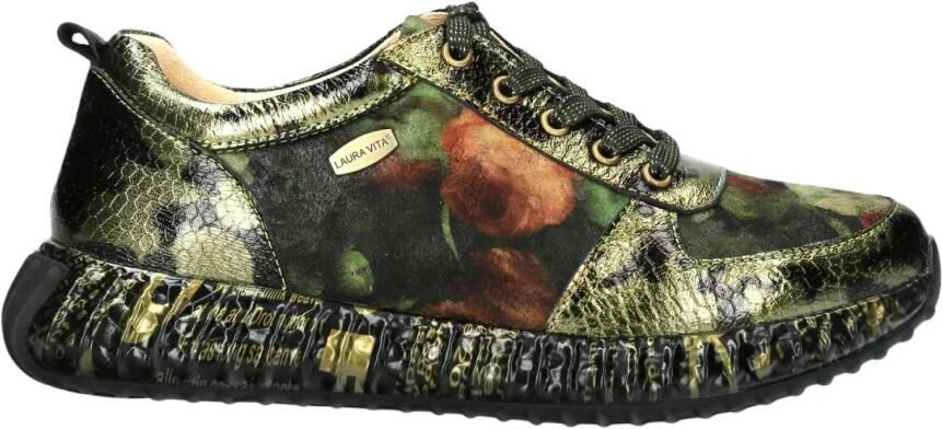 Laura Vita Dames sneaker Burton 38 Emer GROEN COMBI - Foto 2
