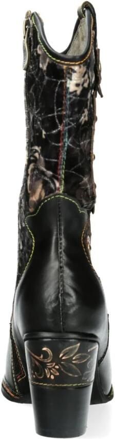 Laura Vita Dames westernlaars Cendrillon 24 noir Zwart combinatie - Foto 5