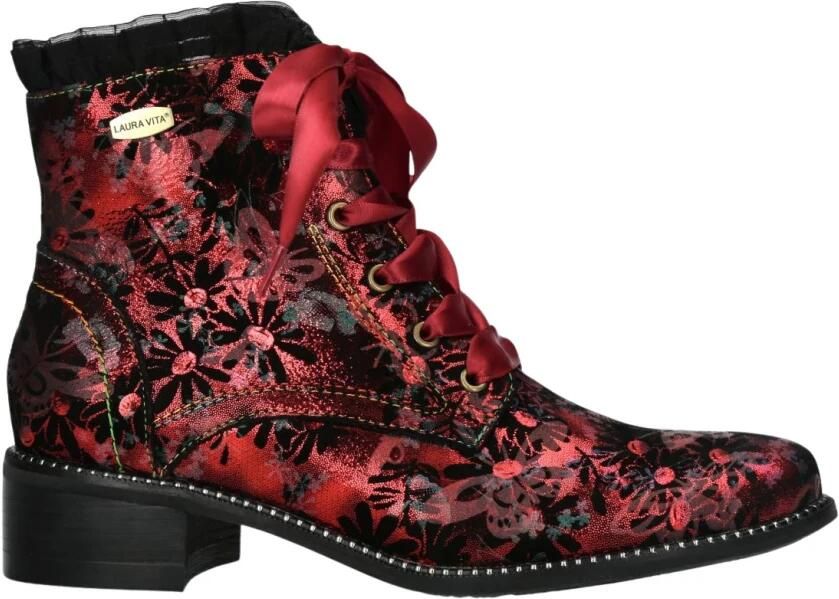 Laura Vita Dames veterboot Emcmao Rood combinatie - Foto 2