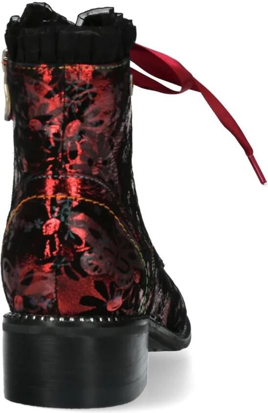 Laura Vita Dames veterboot Emcmao Rood combinatie - Foto 5
