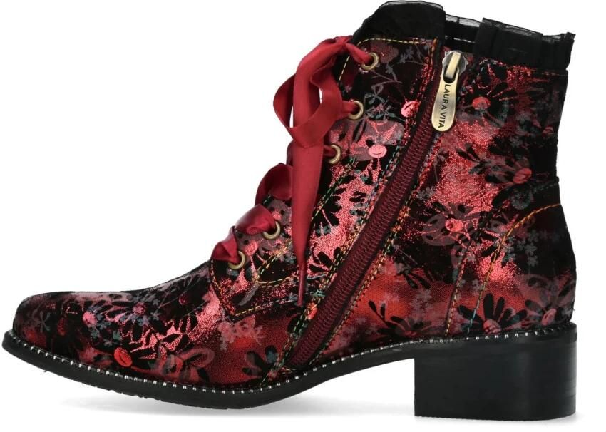 Laura Vita Dames veterboot Emcmao Rood combinatie - Foto 4