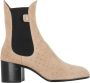 Laurence Dacade Beige Suède Enkellaarzen met Studs - Thumbnail 1