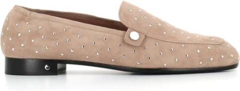 Laurence Dacade Beige Suède Sandalen met Studs