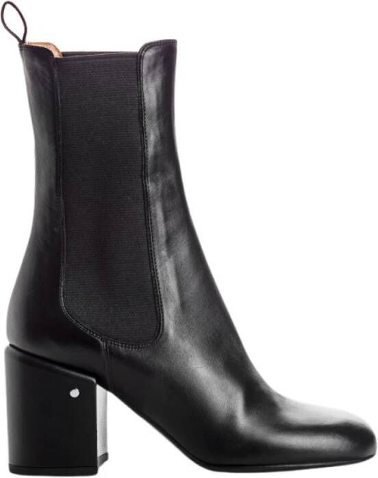 Laurence Dacade Chique tijdloze enkellaarsjes Black Dames