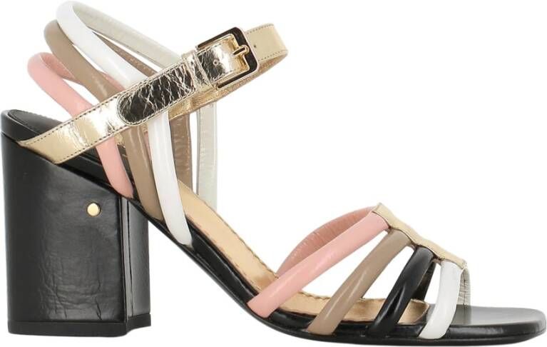 Laurence Dacade Multicolor Patent Leren Sandalen met Banden