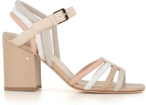 Laurence Dacade Multicolor zachte leren sandalen met bandjes