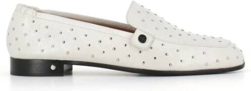 Laurence Dacade Witte Stud A del Sandalen