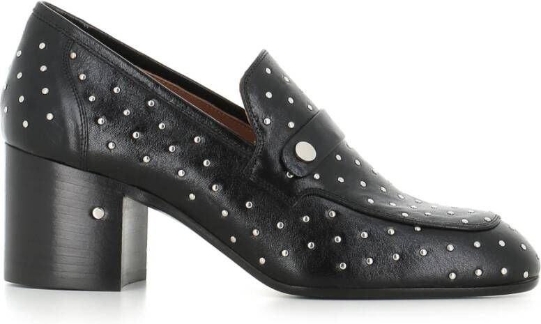 Laurence Dacade Zwarte Sandalen met Studs van Leer