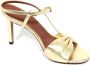 L'Autre Chose Gouden leren sandalen - Thumbnail 1