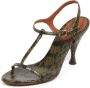 L'Autre Chose Groene leren sandaal OSL 130.90Cp29926069 - Thumbnail 1