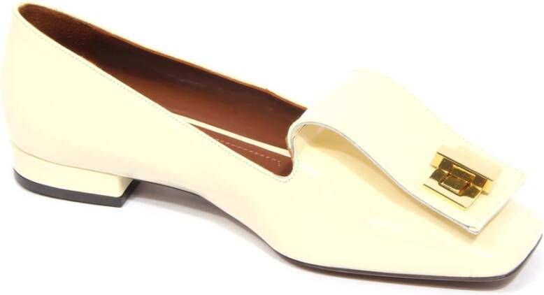 L'Autre Chose Patentleren schoenen in off white