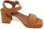 L'Autre Chose Suede Sandalen met 6cm Hak - Thumbnail 1