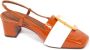 L'Autre Chose Tricolor Lakleren Sandalen - Thumbnail 1