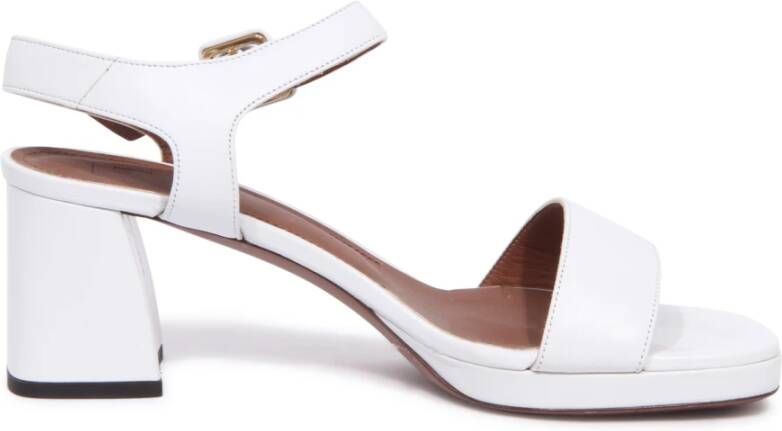 L'Autre Chose Witte leren sandaal Ldn106.70Cp26153036