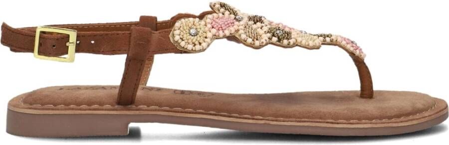 Lazamani Maritza Dames Sandalen Leer Tan - Foto 2
