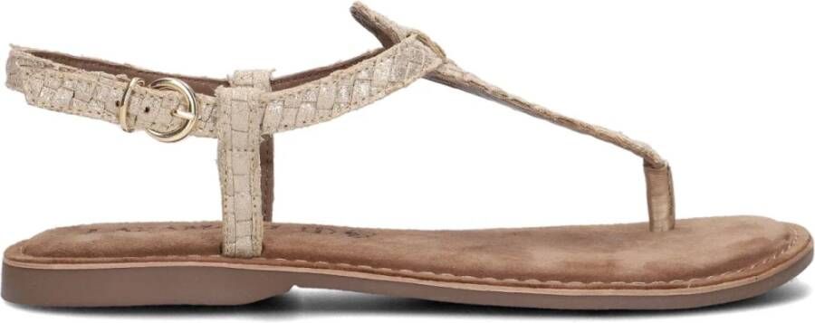 Lazamani Gouden Glitter Sandalen Yellow Dames - Foto 7