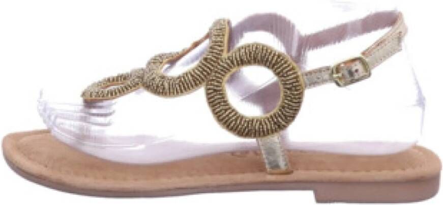 Lazamani Gouden Sandalen
