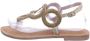Lazamani Gita Leren Dames Sandalen Gold - Thumbnail 2