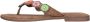 Lazamani Kleurrijke Suède Slippers Multicolor Dames - Thumbnail 5