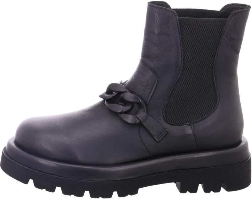 Lazamani Dames Chelsea Boots 67.067 Black Zwart Leer LA67067black - Foto 2