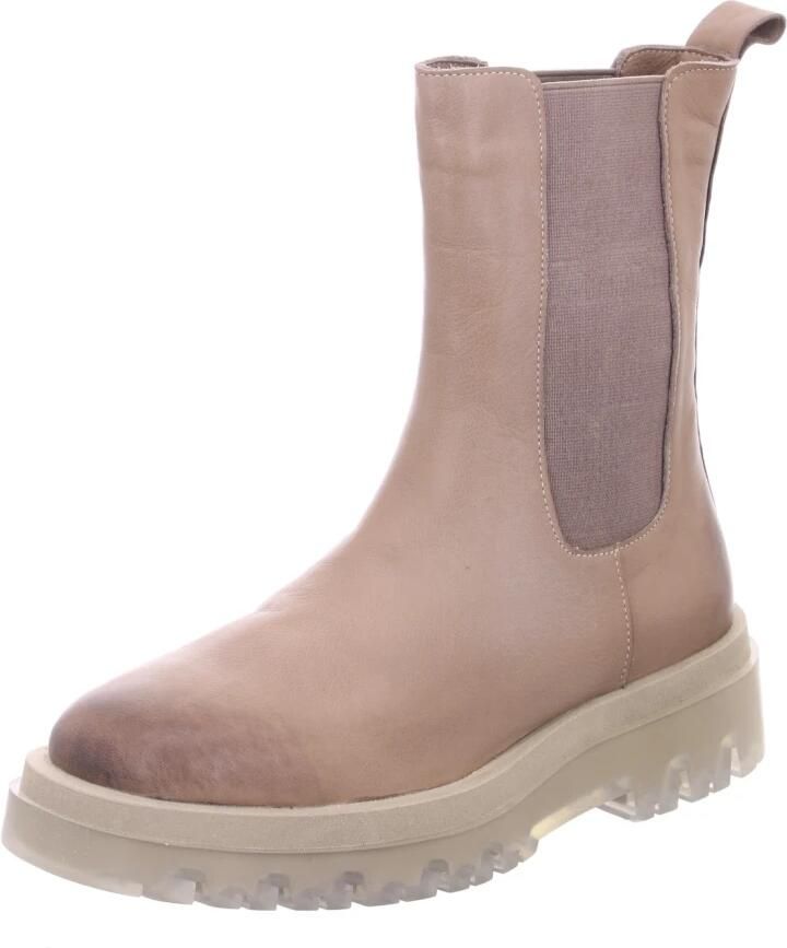 Lazamani Dames Chelsea Boots 67.071 Taupe Leer LA67071taupe - Foto 2