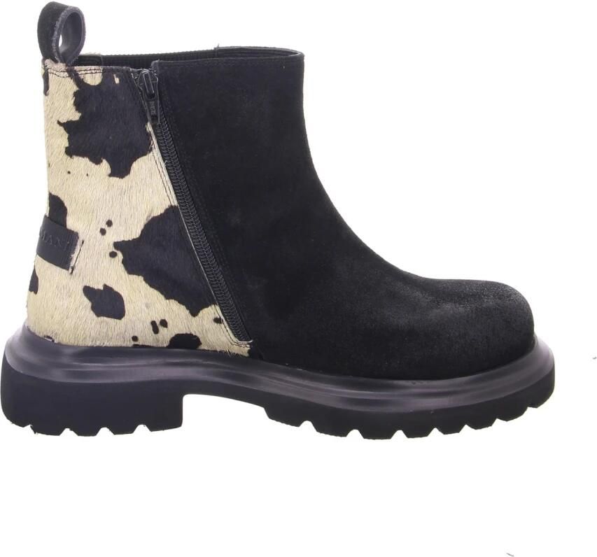 Lazamani Haidy Dames Boots Suede Black White - Foto 8