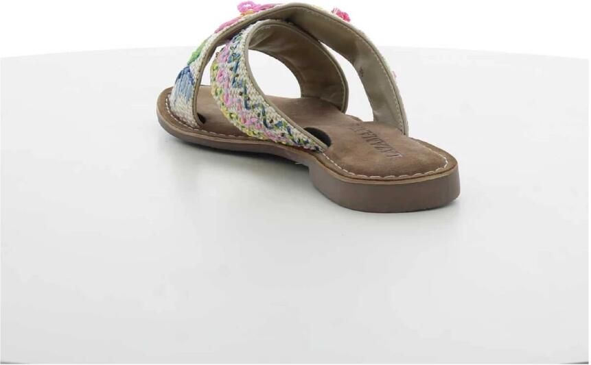 Lazamani Jute Slippers beige Textiel Dames - Foto 3