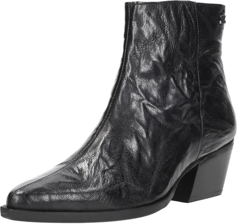 Lazamani River Dames Enkellaarsjes Leer Black - Foto 3