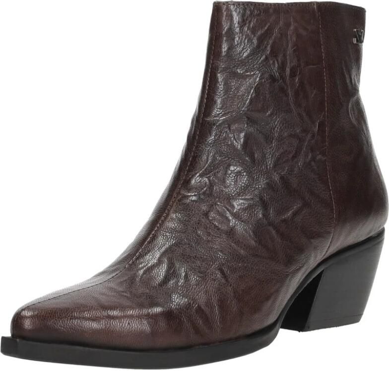 Lazamani River Dames Enkellaarsjes Leer Brown - Foto 2