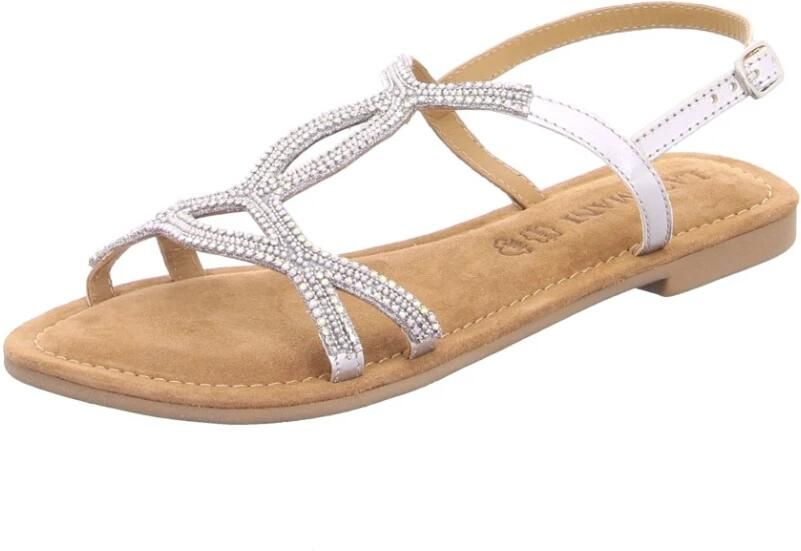 Lazamani Malia Dames Sandalen Leer Silver - Foto 3
