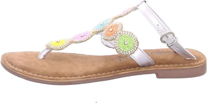 Lazamani Sandalen zilver Leer - Foto 5