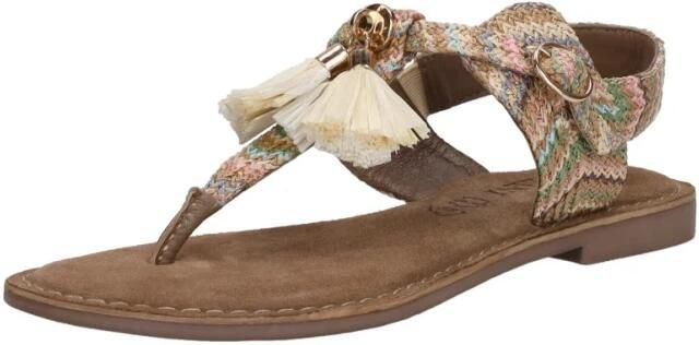 Lazamani Beige Leren Sandalen 75.119 Beige Dames - Foto 9