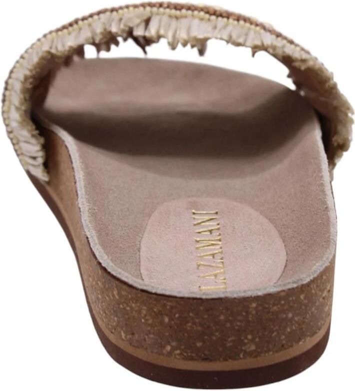 Lazamani Florita Dames Slippers Biscuit - Foto 3