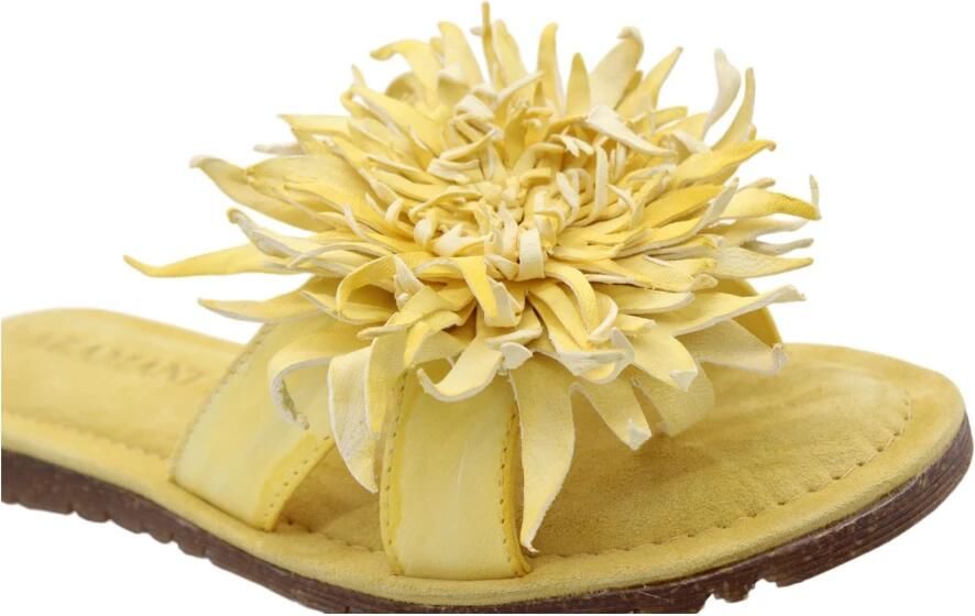 Lazamani Moa Dames Slippers Leer Yellow - Foto 4