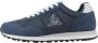 Le Coq Sportif Blauwe Nylon Leren Sneakers Blue Heren - Thumbnail 5