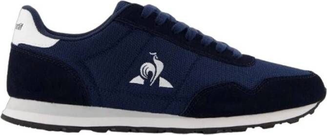 Le Coq Sportif Blauwe Casual Suède Sneakers oor Heren Blue Heren