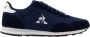 Le Coq Sportif Blauwe Casual Suède Sneakers voor Heren Blue Heren - Thumbnail 4