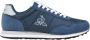 Le Coq Sportif Blauwe Nylon Leren Sneakers Blue Heren - Thumbnail 2
