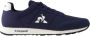 Le Coq Sportif Blauwe Print Sneakers met Rubberen Zool Blue Heren - Thumbnail 2