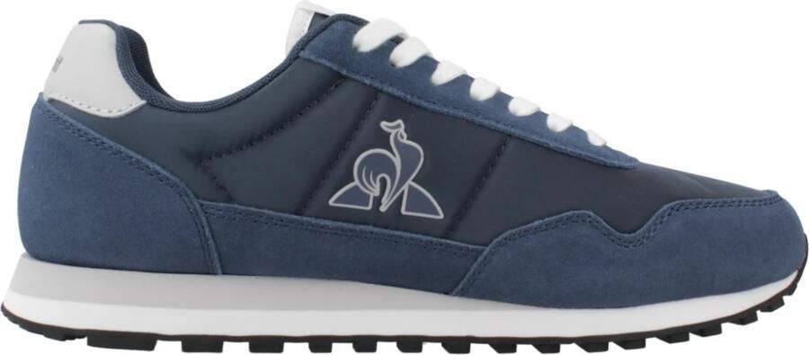 Le Coq Sportif Nylon and Leather Lace-Up Sneakers Light Blue - Foto 2