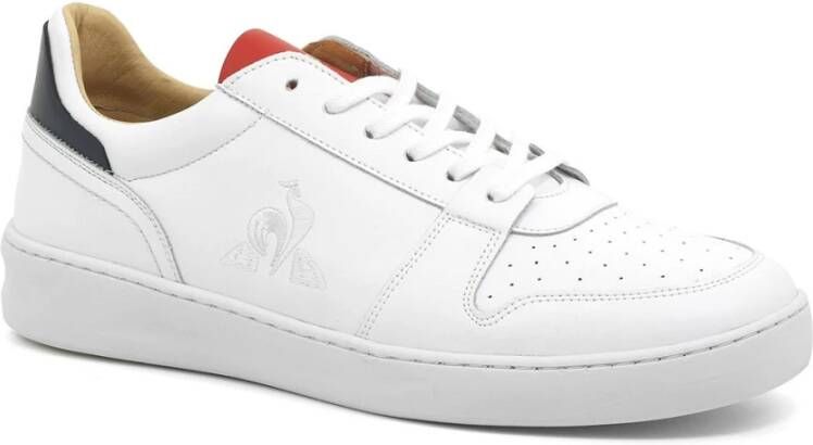 Le Coq Sportif Casual Witte Synthetische Sneakers met 3cm Rubberen Zool White Heren
