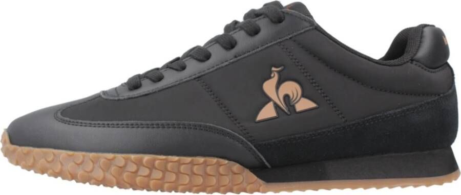 Le Coq Sportif Lente Zomer Sneakers Nylon Leer Suède Black - Foto 2