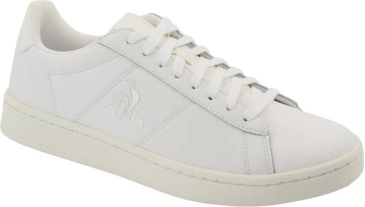 Le Coq Sportif Witte casual leren sneakers oor heren White Heren