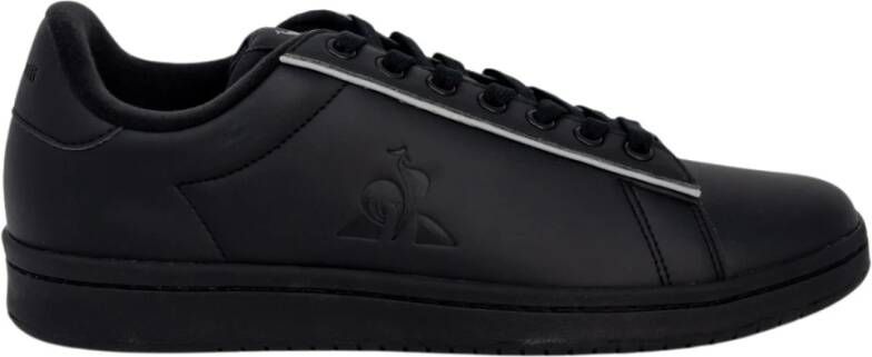 Le Coq Sportif Zwarte sportieve sneakers met rubberen zool Black Heren