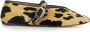 Le Monde Beryl Bruine Luipaardprint Fluweel Ballerina Schoenen Multicolor Dames - Thumbnail 1