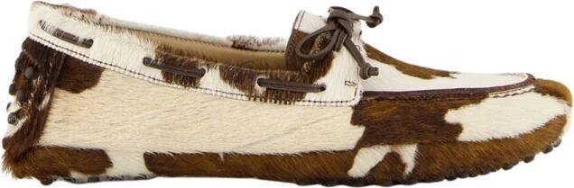 Le Monde Beryl Calf Hair Driver Moccasins