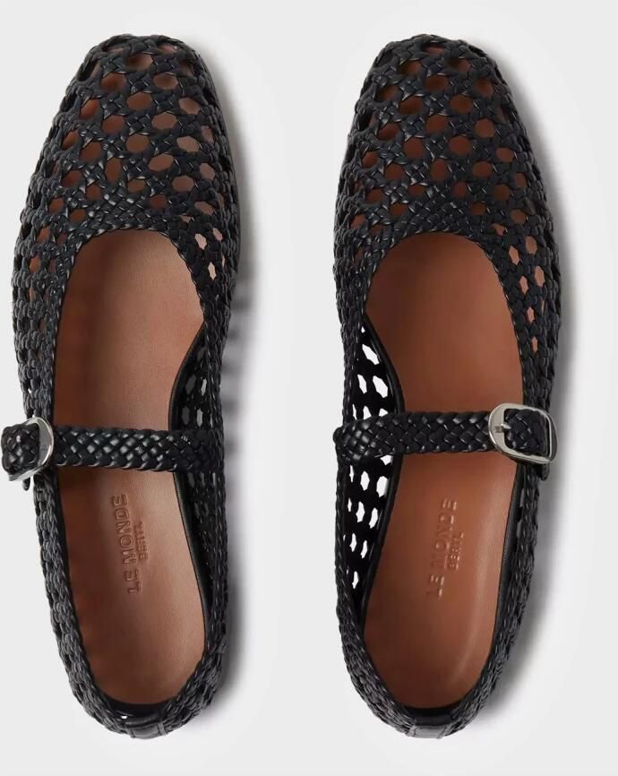 Le Monde Beryl Geweven Mary Jane Ballerina - Foto 2