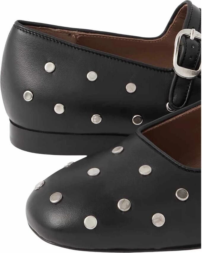 Le Monde Beryl Mary Jane Ballerina Flats met Noppen