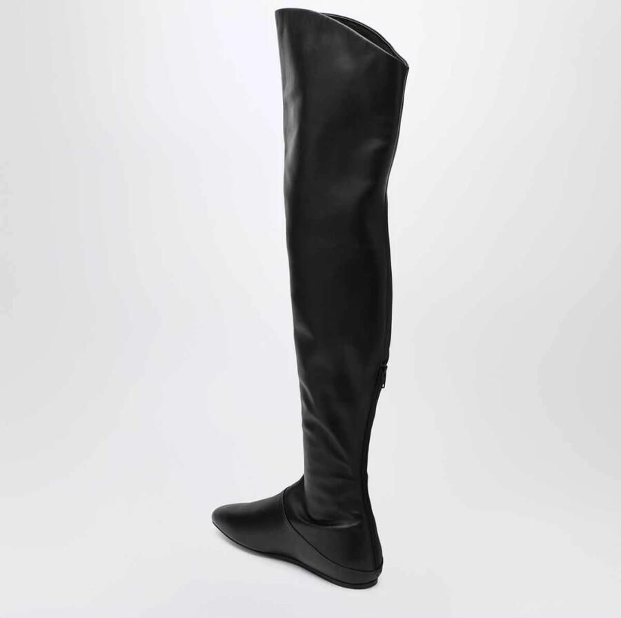 Le Monde Beryl Zwarte Leren Laarzen